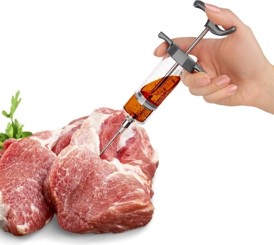 Nem injektion af marinade direkte i kødet