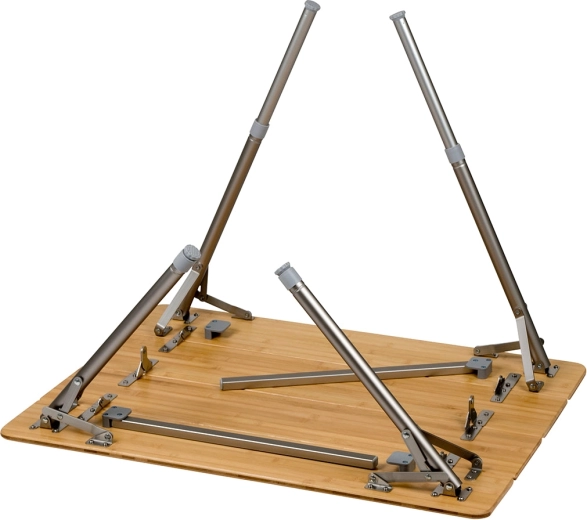 Justerbare teleskopben i flyaluminium