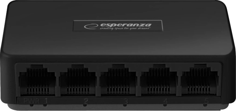 Gigabit 5-port switch Esperanza ONYX