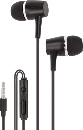 Setty kablede in-ear høretelefoner – sort