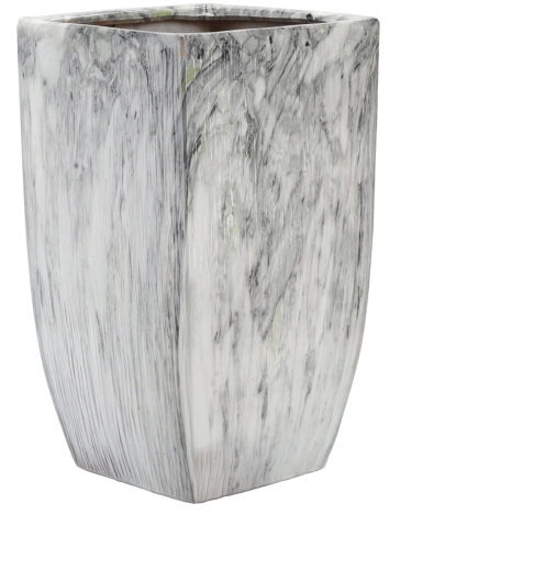 Keramisk skjuler til plantepotte Lindon GARDEN LINE med marmor-effekt 32,5 × 32,5 × 56 cm