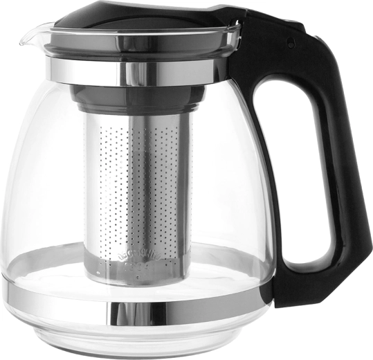 Glaskande med tefilter 1500 ml