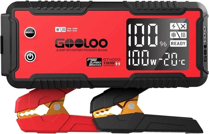 Hurtig opladning med USB‑C PD 100 W og tydelig skærm