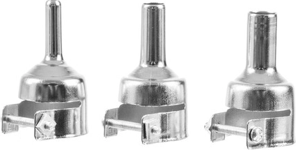 3 udskiftelige dyser til målrettet luftstrøm