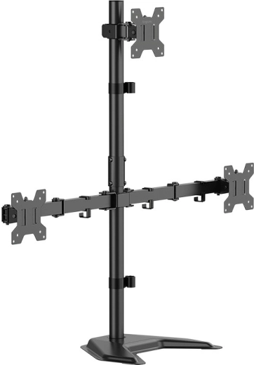 Fleksibel opsætning af tre skærme