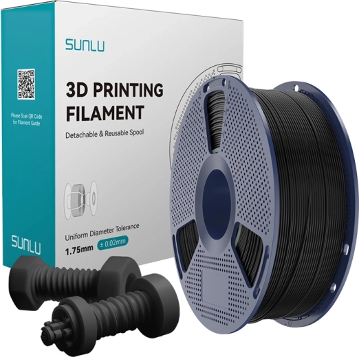 Højhastighedsfilament ABS Sunlu – sort