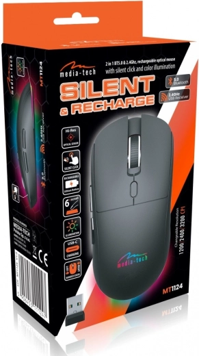 Dual trådløs: Bluetooth 5.0 og 2,4 GHz