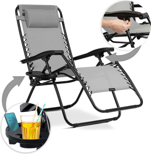 Praktisk sidebord med holdere