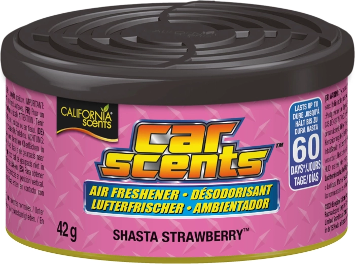 California Scents Shasta Strawberry – duft til bil i dåse