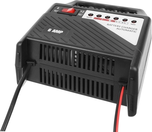 Omskifter 6 V / 12 V til forskellige batterier