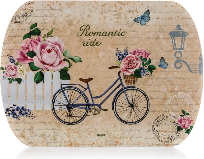 Bordskåner Romantic ride i kork 39 × 28 cm