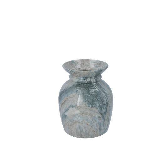 Keramisk vase med marmor-effekt 15 × 15 × 18 cm