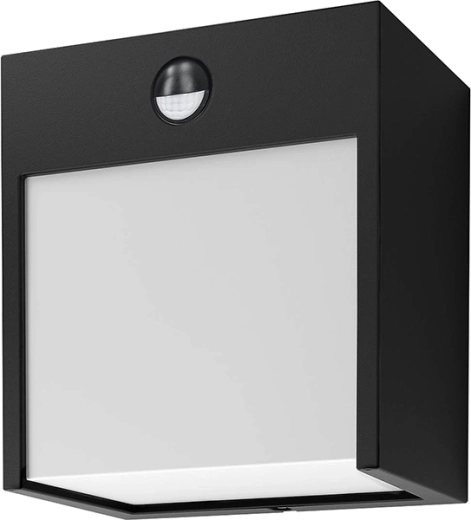 Solight LED-udendørs væglampe Terni med PIR-sensor