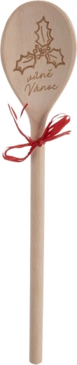 Træ oval grydeske Duft af Jul 30,5 cm - 1 stk.