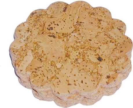 Korkebordskånere Blomst, 10 cm, sæt 6 stk.