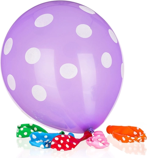 Oppustelige balloner MY PARTY Dots 30 cm – 6 stk.
