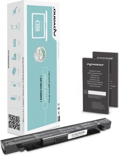 Movano batteri til bærbar Asus X550/A450/F450/K550 (A41-X550A) 2200 mAh 32 Wh