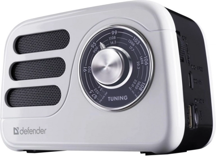 Bærbar radio med FM/AM/SW