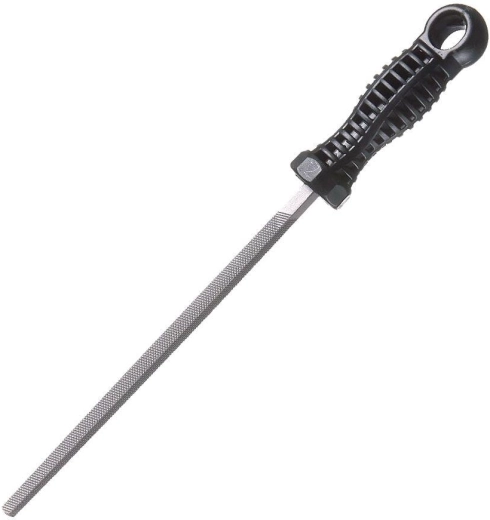Firkantet metalfil 200 mm, krydssnit, 8×8 mm