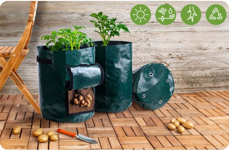 Åndbart PE‑materiale med dræn