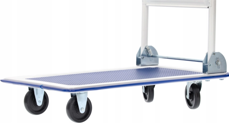 Jævn manøvrering takket være 4 drejelige hjul