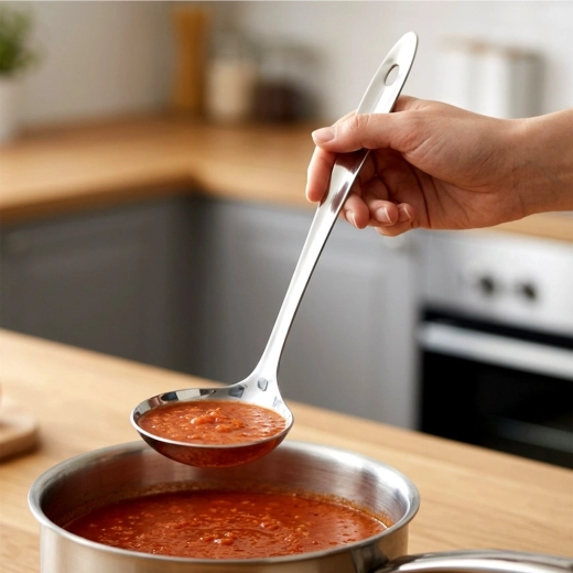 Nem servering af supper og saucer