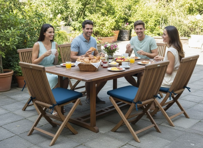 Stil til spisestuen og terrassen