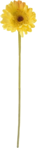 Kunstig gul gerbera 61 cm