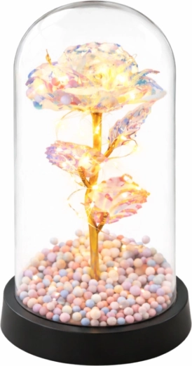 Elegant glaskuppel og stabil sokkel