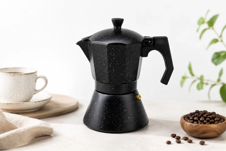 Op til 9 kopper espresso i én brygning