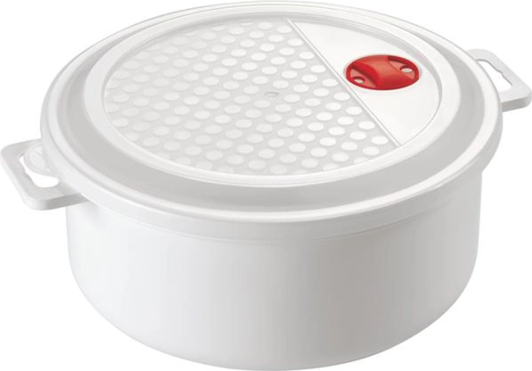 Plastbeholder til mikroovn med låg 3 l Heidrun