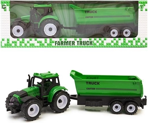 Traktor med anhænger - 1 stk.