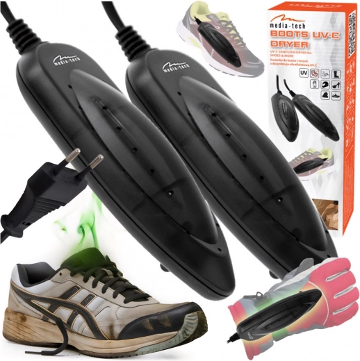 Skotørrer med UV-C-sterilisering Media-Tech Boots UV-C Dryer