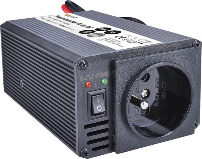 Kontinuerlig effekt 200 W, spidsbelastning 400 W