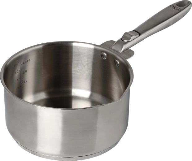 Kasserolle Infinity med glaslåg 20 cm 2,5 l med aftageligt håndtag