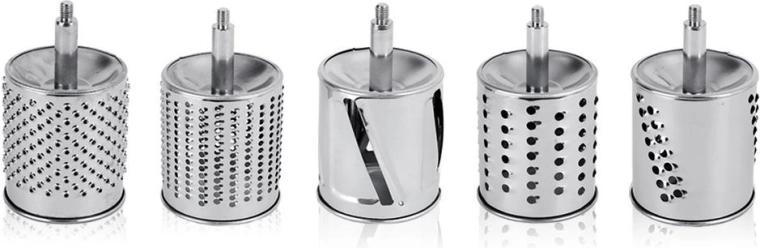 Fem udskiftelige tromler til alle opgaver