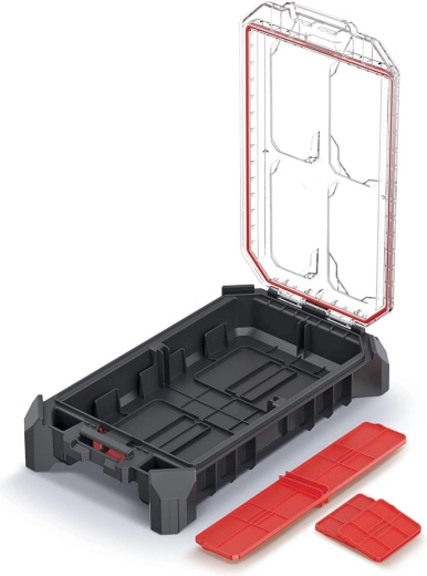 Fleksibel opbevaring med 3 skillevægge