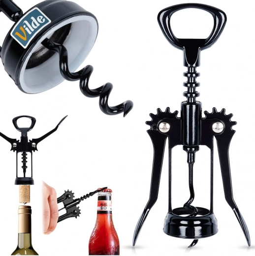 2-i-1 funktion: vin og kapselåbning