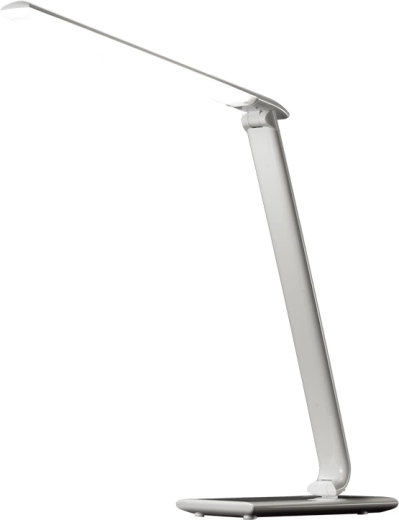 Solight dæmpbar LED-bordlampe med valg af lysfarve og USB, blank hvid