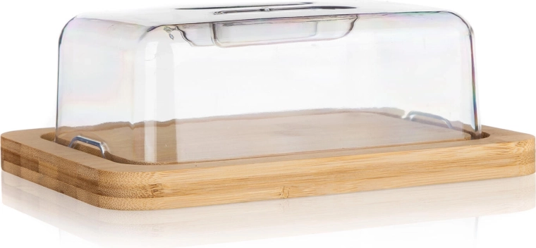 Det gennemsigtige akryllåg holder maden frisk længere