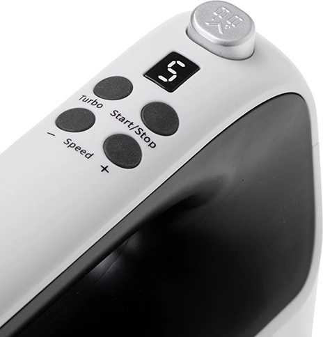 9 hastigheder med LCD for præcis kontrol