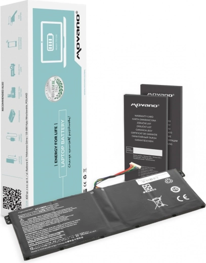 Movano-batteri til bærbar Acer Aspire E3-111 (55 Wh, 3600 mAh)