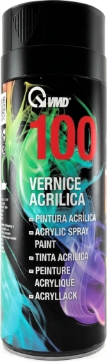 Akrylemalingsspray til metal, plast og træ 400 ml, mat hvid