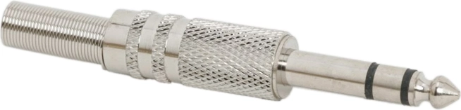 Stereo-jackstik 6,3 mm i metal