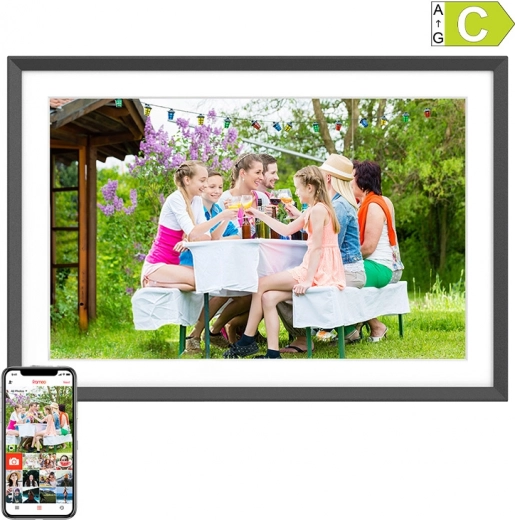 Arzopa smart digital fotoramme 15,6" Full HD med Frameo-app