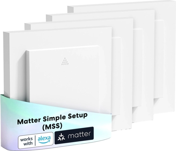 Meross intelligent Wi‑Fi Matter-afbryder til rullegardiner (4 stk.)