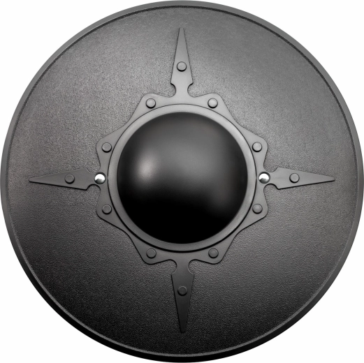 Træningsskjold Soldier’s Targe 48,3 cm – sort polypropylen