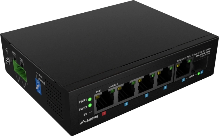 1GbE-uplink og SFP til en pålidelig netværksrygrad