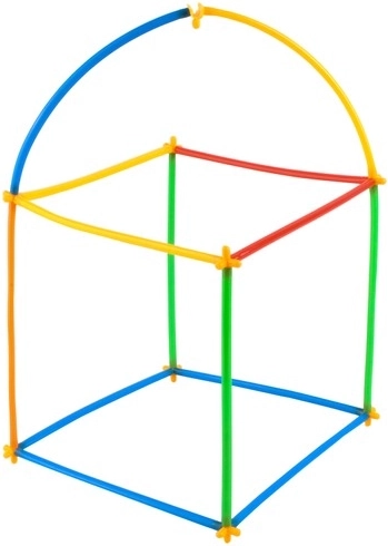 5 farver og 2 længder sugerør til 2D- og 3D-modeller