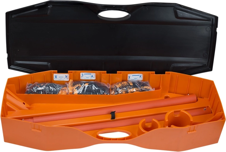 Kuffert, der også fungerer som stabil base